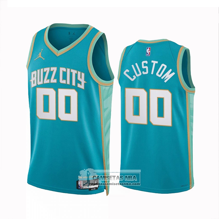 Camiseta Charlotte Hornets Personalizada Ciudad 2023-24 Verde